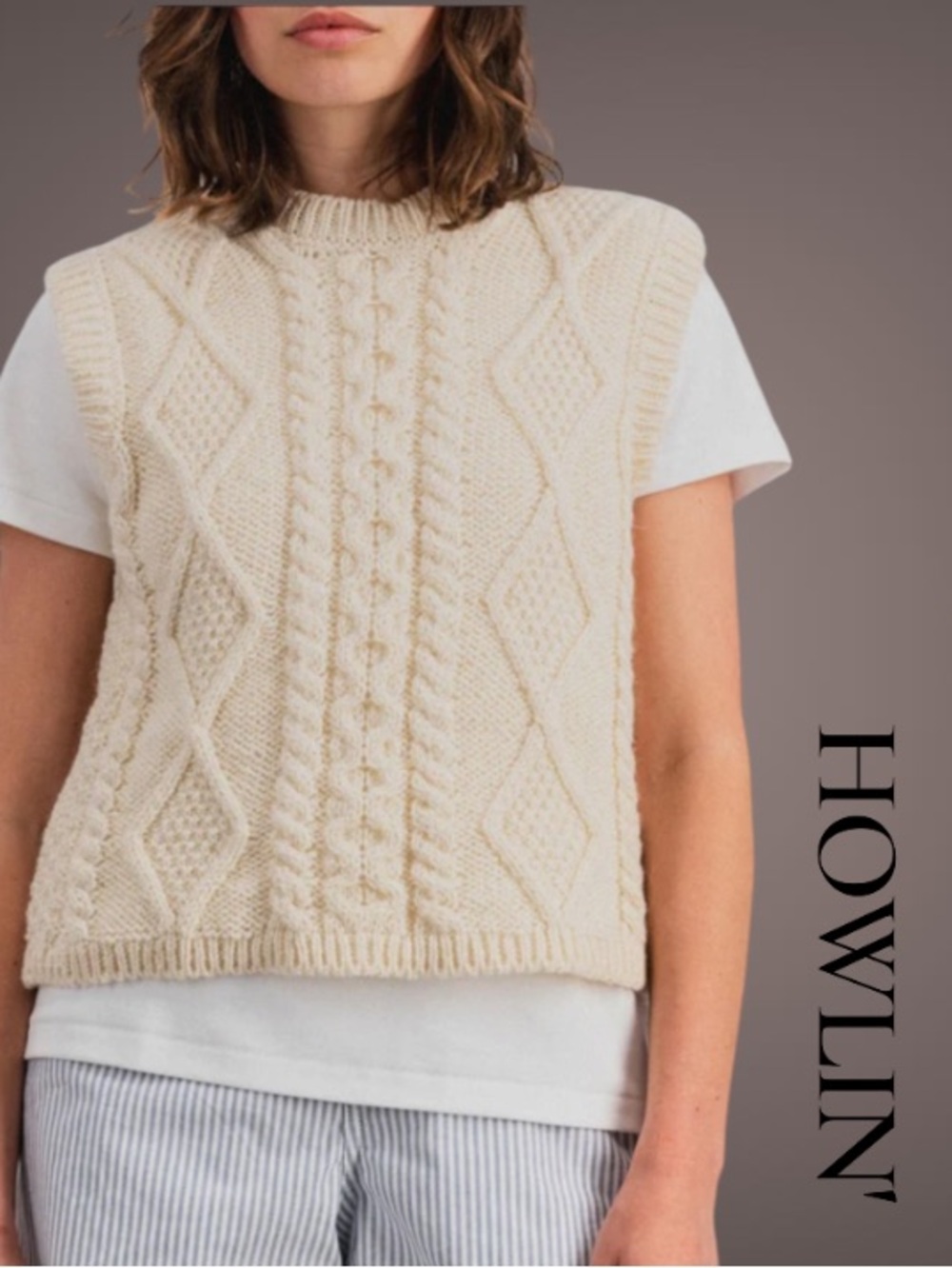 HOWLIN' Mallie Belle De Jour Hand Knitted in Ireland Wool Mohair